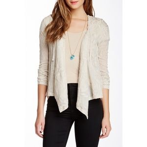 New Nordstrom Wild Pearl Juniors Hooded Cardigan